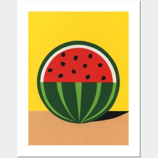 Three Quarter Watermelon Posters and Art